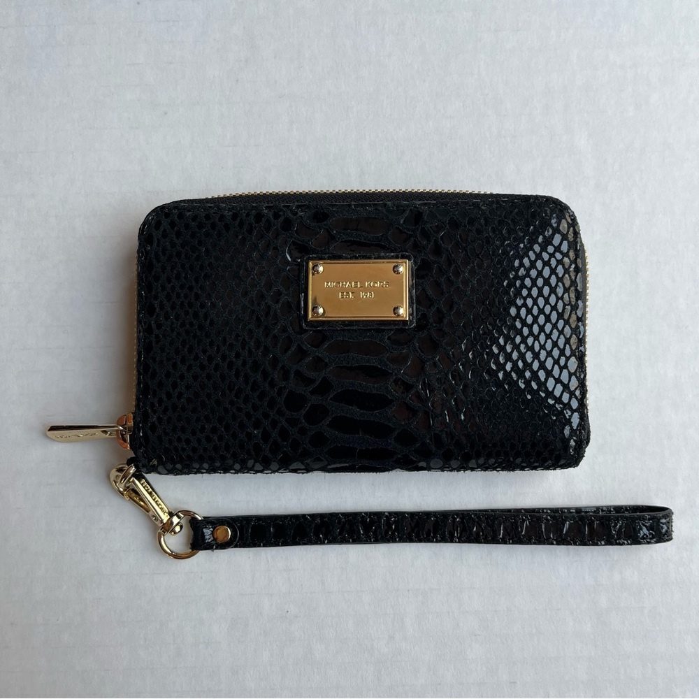 Michael Kors snake print wallet